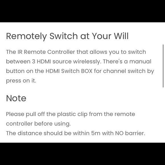 UGREEN HDMI Switch 3 In 1 Out - Picture 8 of 11
